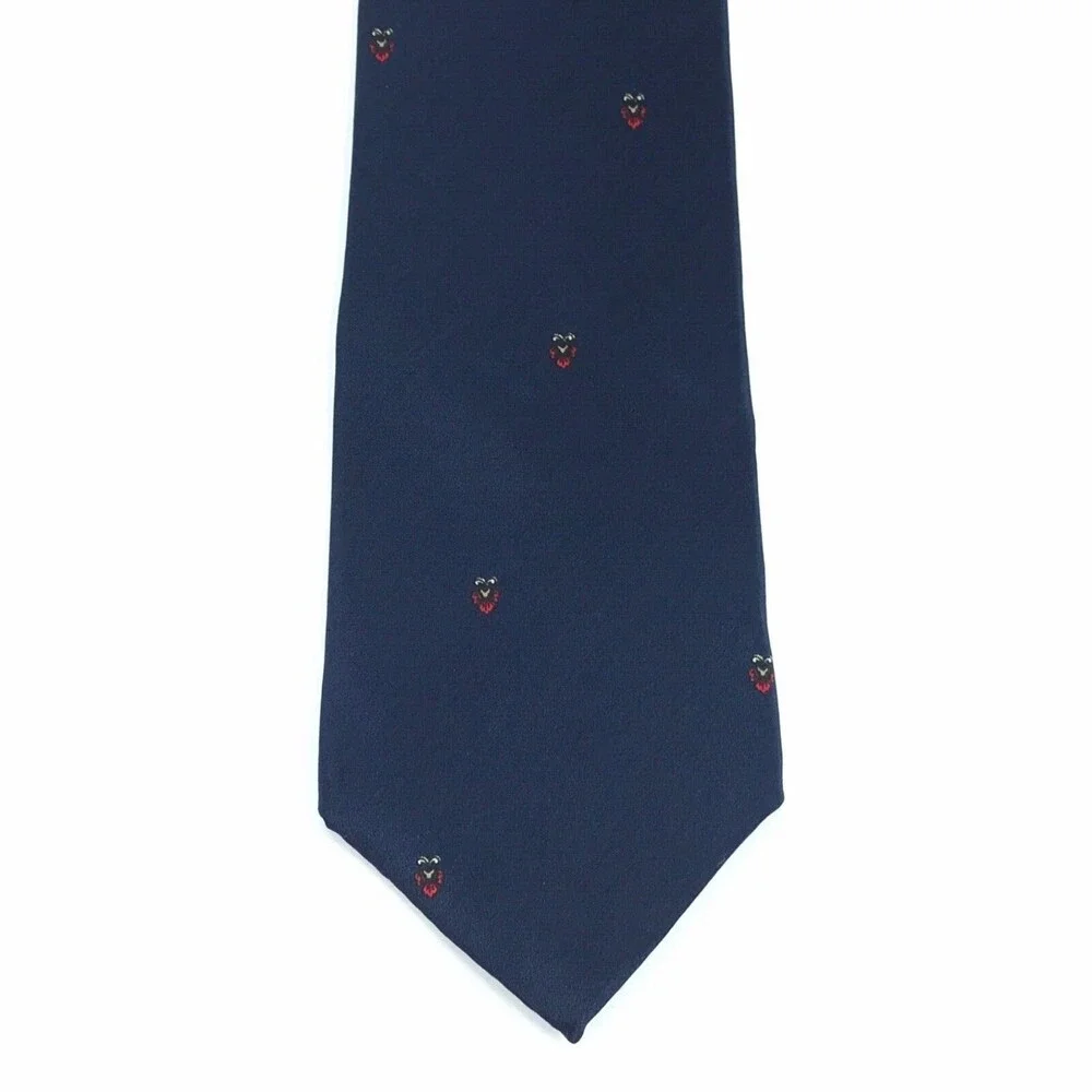 Lanvin Paris Men's Tie 100% Silk Made In Italy Blue Elegant Luxury Necktie 56